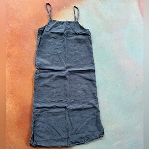 Twothirds Green Linen Dress